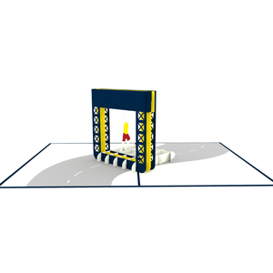 การ์ดอวยพรแบบป๊อปอัพ3D ชัยชนะพร้อมซองการ์ดอวยพรแข่งขันแบบกำหนดเอง - Product Image 4