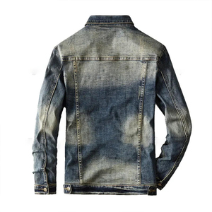 Tùy Chỉnh Hot Bán Thoáng Khí Chất Lượng Cao Hip Hop Của Nam Giới Làm Việc Denim Áo Khoác & Quần Thiết Lập 2025 Mới Đến Hai Mảnh Thời Trang Thiết Lập - Product Image 5