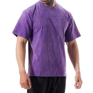 Camisetas Unisex de Algodón 100%, Corte Holgado Informal, Secado Rápido, Manga Corta, Estilo Deportivo, Lavado Ácido, Cuello Redondo, Diseño Personalizado, Estilo Desgastado - Product Image 2