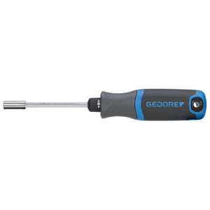 Tournevis Gedore 1/4'' avec embout et poignée à cliquet SilentGear - Product Image 1