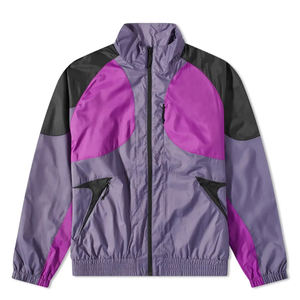 Veste coupe-vent pour homme avec fermeture éclair de couleurs contrastées Tendance multicolore Dernier style pour veste d'hiver pour homme - Product Image 6