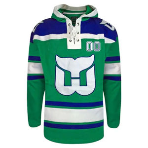 NEW 2025 High Quality <b>Waterproof</b> Breathable Tackle Twill Embroidery Ice Hockey Hoodie Custom Made Winter Fleece 100% Polyester - Product Image 2