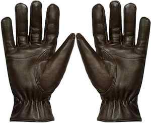 Nouveau design de mode Gants à écran tactile Gants chauds en cuir véritable pour l'extérieur Gants de conduite à la mode simples - Product Image 1