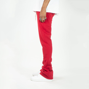 กางเกงวอร์มเอวกลางผ้าเทอร์รี่น้ำหนักเบา 400 กรัม รุ่นปี 2024 ผ้าฝ้าย 100% ทรงตรง สีพื้น มีเชือกผูก เหมาะสำหรับเล่นกีฬาและสวมใส่ลำลอง - Product Image 3