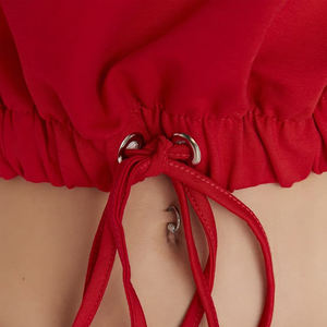 2024 Women's Breathable Fleece Jersey Crop <b>Top</b> <b>Long</b> <b>Sleeve</b> Pullover Hoodie Customizable Back Logo Plain Blank Autumn/Winter <b>Top</b> - Product Image 4