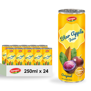 Jugo de Manzana Estrella Original de Calidad Premium JOJONAVI, Lata de 250 ml, Muestra Gratuita, Fabricante de Marca Privada, Proveedor Mayorista, OEM, ODM - Product Image 1