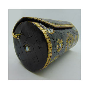 Nueva colección de bolso de noche de mosaico de Metal de lujo hermosas cadenas de monedero de embrague para fiestas de boda Casual disponible diferente - Product Image 2