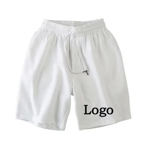Pantalones cortos deportivos de malla de verano 100% de algodón para hombre, estilo Hip Hop, Color sólido, ajuste holgado, & Fitness Jogging, deporte, logotipo personalizable - Product Image 4