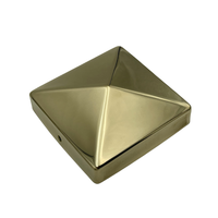 Capuchon de poteau de clôture en cuivre de taille personnalisée 4x4 embouts pour clôture