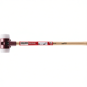 Marteau à percussion HALDER Superplastik en hickory blanc de dureté moyenne, tête Simplex 100 mm, longueur 1000 mm - Product Image 3