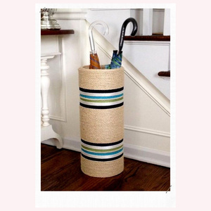 Panier parapluie tissé à la main 2025 | Herbe de mer et artisanat en rotin avec art animalier inspiré de la nature | Organisateur d'entrée de qualité supérieure - Product Image 1