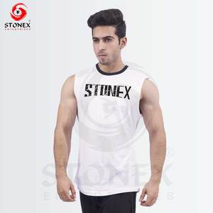 Camiseta Deportiva Ajustada para Hombre, Ligera, Transpirable, sin Mangas, para Gimnasio, Running y Actividades Deportivas de Verano - Product Image 5