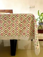 Couverture de table imprimée en toile de coton à motifs floraux, nappe 6 places, couverture de table personnalisée de haute qualité écologique en vrac
