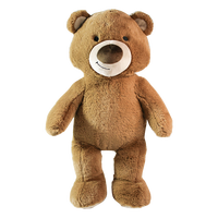 Ours en peluche assis Yuankang en coton super doux, 31cm-50cm, lavé au Vietnam, K200453, jouet en peluche de Noël OPP