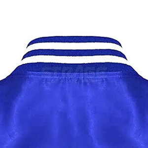 Chaqueta Universitaria de Satén de Moda con Cuello Alto y Logotipo Frontal, Ligera y Ecológica para Invierno, MOQ Bajo - Product Image 4