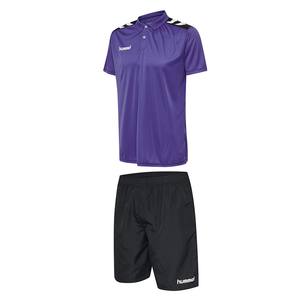 Set Hummel viola e nero, 100% poliestere - Taglia M - Product Image 1