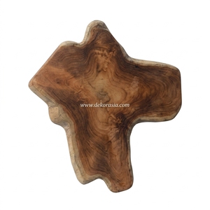 Reclaimed Teak Wooden Cutting <b>Board</b> 40x40x2.5cm CE/EU Certified Kitchen <b>Tool</b> - Product Image 2