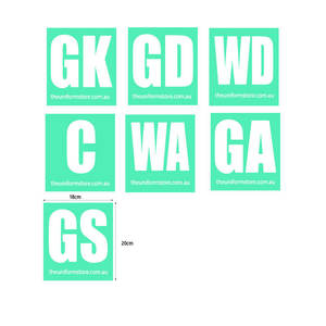 ผลิตจากวัสดุที่ทนทาน แพทช์เน็ตบอลคุณภาพสูง ดีไซน์โดดเด่น ผ้าแคนวาสเย็บติด คุณภาพพรีเมียม - Product Image 5