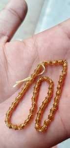 Perles de verre dorées sur mesure de 3 mm, motifs nervurés, multicolores, emballage en boîte pour la fabrication de bijoux espagnols, mexicains et équatoriens, revente - Product Image 2