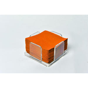 Serviettes de table orange 20x20cm Point-to-Point, 100 pièces, 30 paquets, B2B - Product Image 1