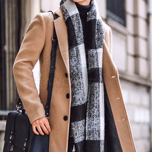 <b>Men</b> Long Trench <b>Coat</b> Business Classic Stylish <b>Coat</b> <b>Men</b> Slim Fit Long <b>Coat</b> Wool Blend Fashion Outerwear - Product Image 3