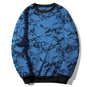 Custom Plus Size Men's Pullover <b>Fleece</b> Lined 100% Cotton Crewneck Logo Embroidery Solid Design Printed Knitted <b>Sweatshirt</b> - Product Image 1
