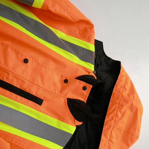 Chaquetas reflectantes de alta visibilidad de segunda mano personalizadas OEM en excelentes condiciones con colocación del logotipo frontal - Product Image 2