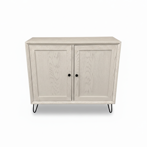 ตู้ห้องนั่งเล่นโมเดิร์นสีขาว รุ่น White Swan ดีไซน์บานยก 2 บาน ทนทานและเป็นมิตรกับสิ่งแวดล้อม - Product Image 1