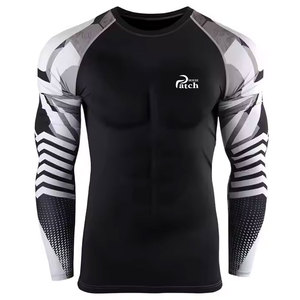 New Design Rash Guard Compression Shirt Durable Fabric Perfect For MMA BJJ <b>Grappling</b> And Fitness Training Rash Guard - Product Image 1