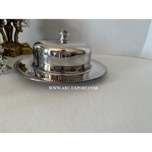 Plato metálico de estilo clásico, diseño personalizado, estilo Vintage, plato de mantequilla de acero inoxidable, aspecto brillante, mesa de cocina hecha a mano - Product Image 3