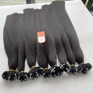 Envío rápido listo en stock cabello humano vietnamita hueso recto virgen paquete sin procesar, extensiones de cabello crudo vietnamita - Product Image 1
