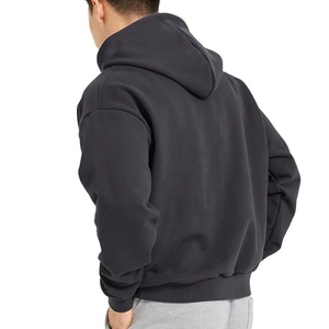 Sudadera con capucha de gran tamaño de invierno de algodón pesado transpirable de alta calidad, sudaderas Unisex, sudaderas con capucha personalizadas, bolsillo para hombres - Product Image 5