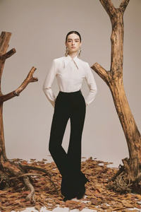 Pantalon Cargo Décontracté Élégant Luxe en Soie Femmes ODM Services Logo Décoration Classique Collection Été Automne Techniques Lavées - Product Image 5