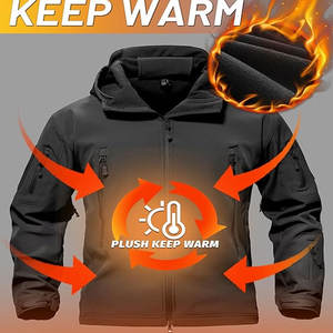 Spring Windproof Waterproof Cotton <b>Lined</b> Zip-Up Softshell Jacket New Design Sportswear Softshell Jacket - Product Image 3