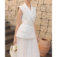 Jupes asymétriques longues pour femmes OEM ODM Enzo Leo Vietnam en polyester/coton écologique, livraison rapide, prêtes à être expédiées