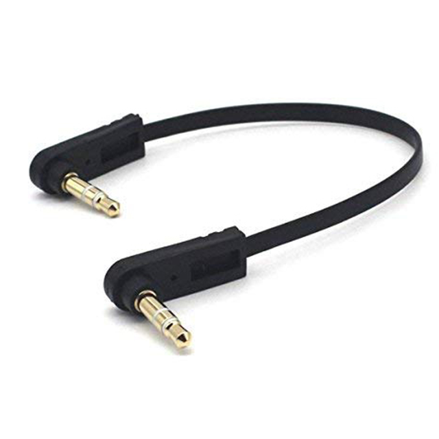 3.5mm Headphone Extension Cable, 15cm 1/8" 3.5mm TRS Male to TRS Male Stereo Jack Audio Cable AUX Cord for Headphone, Car Stereo