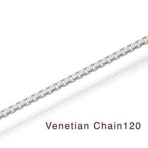 Venta al por mayor de moda boda oro fino cubano cadena veneciana plata buen adulto collar - Product Image 5