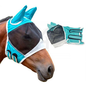 Máscara antimoscas para caballos de alta calidad, cómoda, transpirable, con malla, para montar, con el mejor diseño y opciones de color disponibles. - Product Image 5
