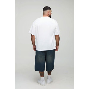 Camiseta de anime gráfica vintage de algodón pesado personalizada para hombres Top casual estilo lavado ácido de fabricantes Pakistán - Product Image 2