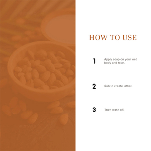 Jabón de Almendra Natural Khadi-125g - Product Image 4