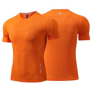 ใหม่100% ชุดวิ่งออกกำลังกายผ้าฝ้ายออร์แกนิกสำหรับผู้ชายเสื้อออกกำลังกายรัดรูปเข้ารูปพิมพ์ลาย3D พรีเมี่ยมมีสไตล์ฤดูร้อนน้ำหนักเบา - Product Image 1