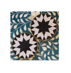 Posavasos de Lujo Premium Hechos a Mano con Incrustaciones de Hueso, Estilo Animal, Forma Personalizada, Duraderos, Color Natural, Calidad Extra, Última Tendencia - Product Image 1