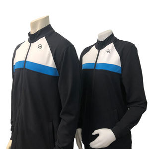 SHH veste de basket-ball unisexe personnalisée vêtements de sport imprimés panneaux d'accent blancs respirants Logo de couleur personnalisable fermeture à glissière pleine longueur - Product Image 2