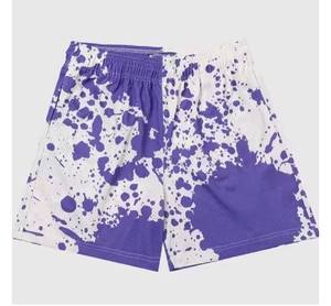 Short de basket-ball pour hommes sur mesure de haute qualité maille respirante sublimée avec fermeture à cordon de serrage à motif solide pour les garçons de l'équipe - Product Image 2