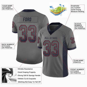 Jersey de fútbol para hombre asequible y duradero Uniformes de rugby de alta calidad Equipo deportivo Bordado Nombre Número Jerseys - Product Image 3
