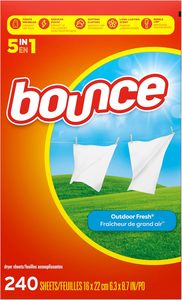 Feuilles assouplissantes pour sèche-linge Bounce, parfum Fraîcheur Extérieure, boîte de 240 unités - Product Image 6