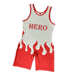 Venta al por mayor lucha camiseta personalizada nueva llegada sublimación Spandex lucha desgaste hombres lucha camiseta - Product Image 3