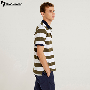 Camiseta de hombre de alta calidad para Polo, tela de punto cómoda antibolitas, diseño único OEM, ropa de calle de verano sólida impresa - Product Image 6