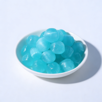 Bonbons durs à la menthe poivrée, rafraîchissants, bleus, en gros, pour la restauration et les réceptions
