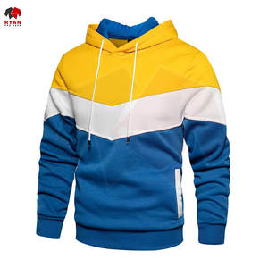 Sweat à capuche multi-panneaux pour homme, streetwear, design personnalisé, OEM et ODM, meilleure fabrication - Product Image 2